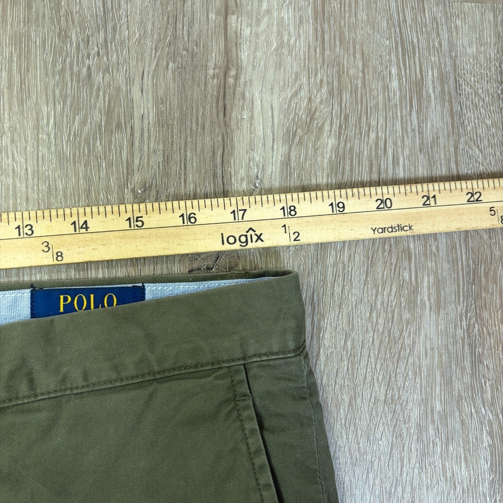 Lot of 3 Polo Ralph Lauren Mens Chino Pants 34x32 Green Blue Brown Straight - Picture 5 of 16